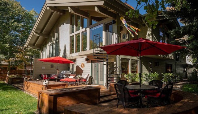 Creek Front Duplex | Close to Lifts with Hot Tub in Ketchum
