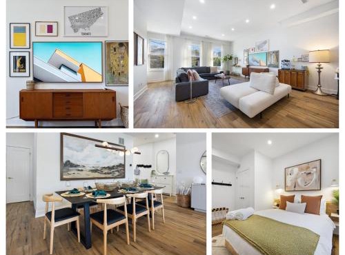 Designer Loft on Queen W 10ft ceilings, parking