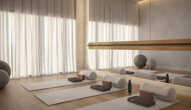 Elegant 1+1bed 1bath |Sauna|Gym | Cold plunge