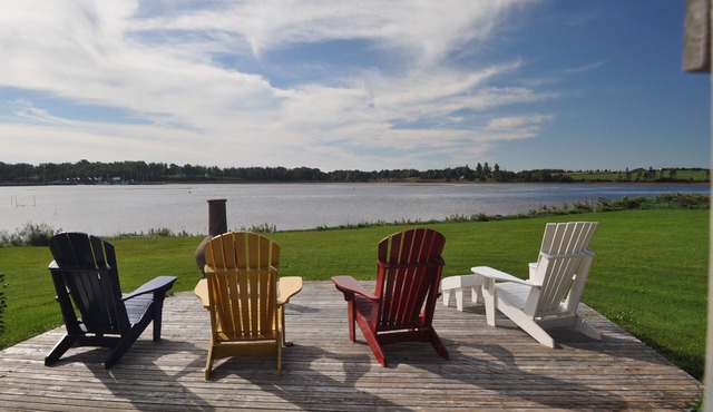 Executive style family cottage on the water