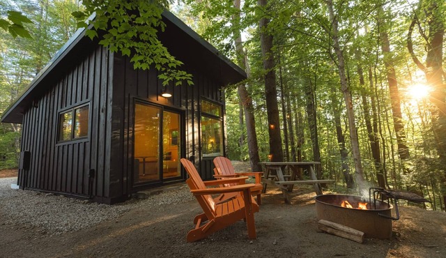 Glamping cabin w/full bath + spa access - 21