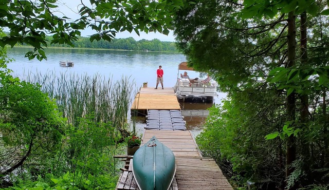 Just a fishing cabin in the woods.