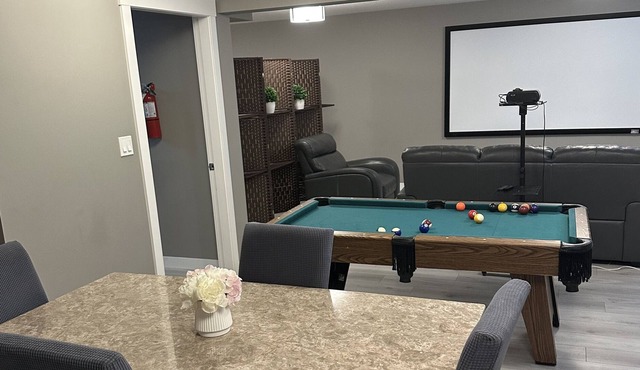 Large studio basement suite