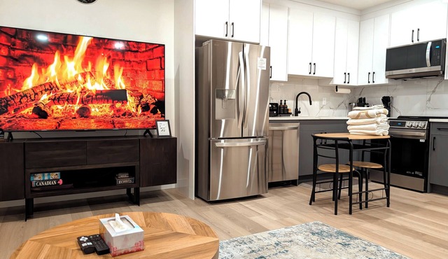 Luxury Guest Suite in Calgary perfect for a visit to the Canadian Rockies.