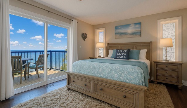 Luxury Lake Simcoe Waterfront Retreat Sandy Beach, Hot Tub & Spectacular Sunsets
