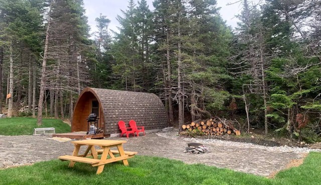 Luxury South River Pods for Glamping in Newfoundland