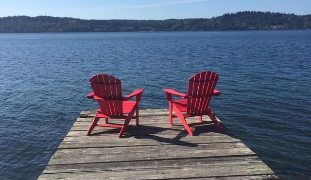 Luxury Waterfront Vacation Hideaway: family friendly, whales, birding, & more! in Vashon