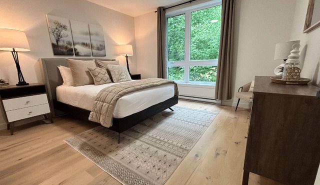 Magnificent luxury condo located in Mont-Tremblant. In the heart of the village in Mont-Tremblant