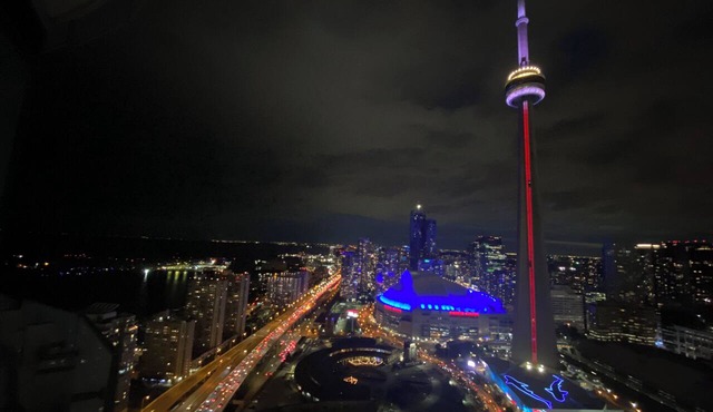 Million Dollars View-Toronto Core two bedroom apartment with balcony and parking