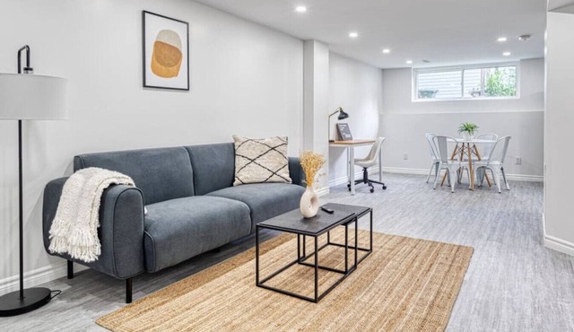 Modern 2BR Basement Suite | Near McMaster & Mohawk