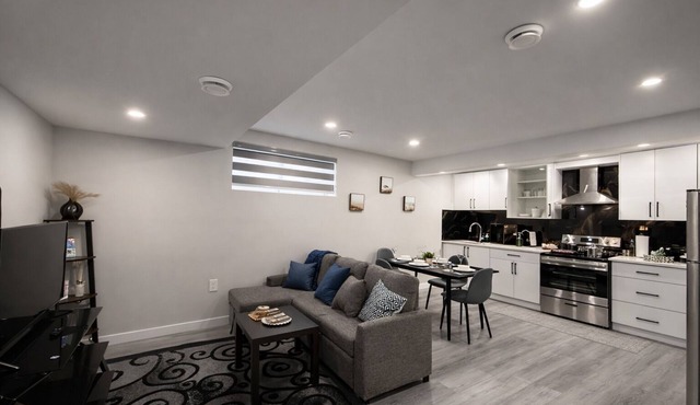 Modern 2BR Suite | Private Entry | Netflix