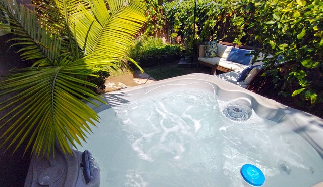 Modern Tropical Studio with PRIVATE Jacuzzi in Long Beach