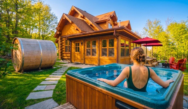 Monopoly/Private SPA & Sauna/Pool , Lake , Free kayak access