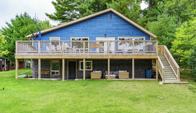 Muskoka Riverside Retreat on the Indian River in the heart of Port Carling