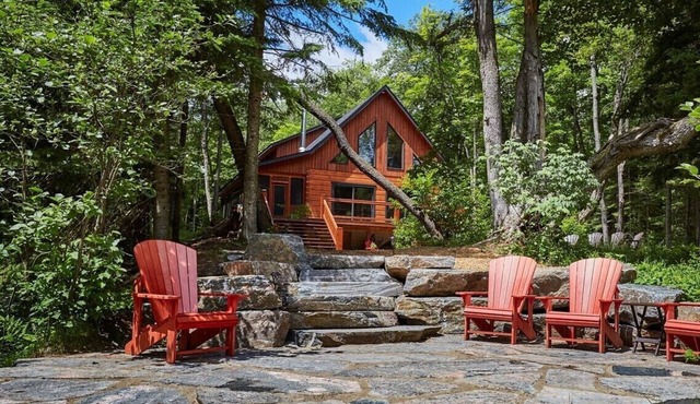 Muskoka Riverside Log Home