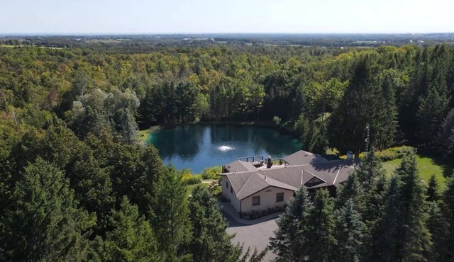 Nestled in the heart of Clarington with its own fresh-water swimming pond!