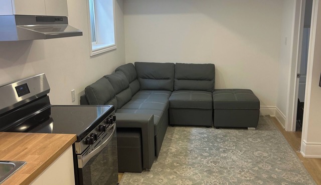 New Bright Cozy Basement Central Location Separate Entrance Free Parking in Hamilton