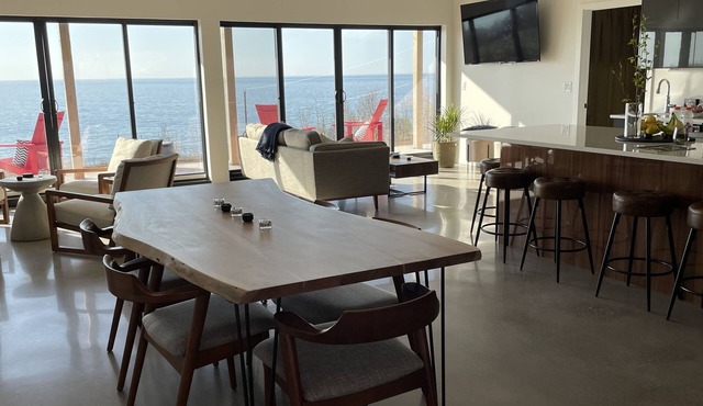 New Modern Oceanfront Home with Year-round Hot Tub