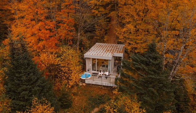 Nöge 02 : Cabin in nature with private spa and sauna