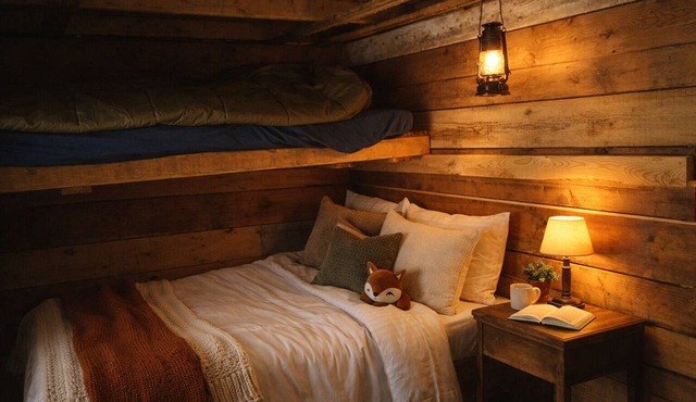 Oak, the tiny cabin in the woods