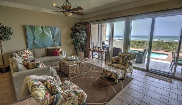 Oasis- Oceanfront, Beach Luxury with Private Pool & Beach Access in South Padre Island