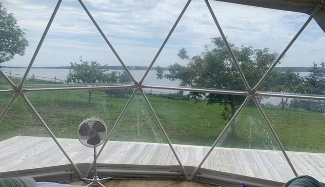 Oceanside Glamping Dome near Lunenburg