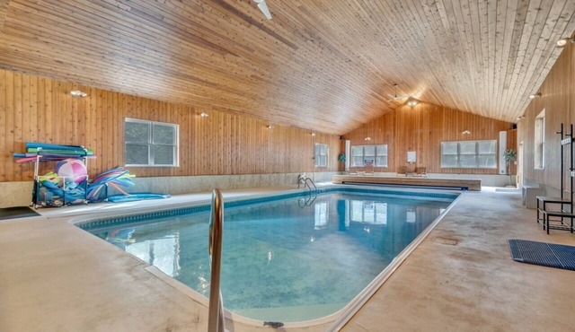 Pet-Friendly Maine Retreat | Private Heated Indoor Pool, Fenced Yard, 17 Acres, ATV Trails & Lake Access Near Roberts Pond in Lyman