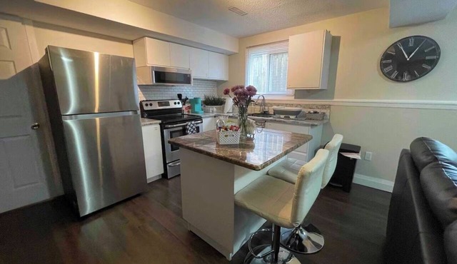 Private 2 bedroom basement apt