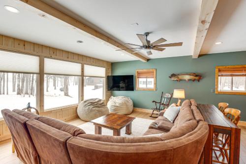 Private Dock, BBQ Ready: Lakefront Fifield Home! in Fifield