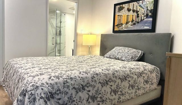 Private guest room with separate washroom and entrance