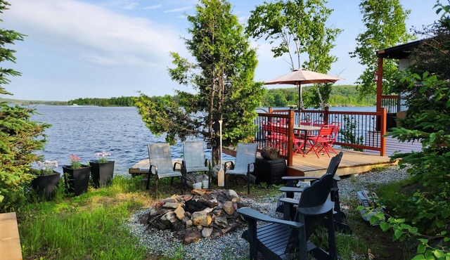 Private Island cottage Sudbury on Whitson Lake