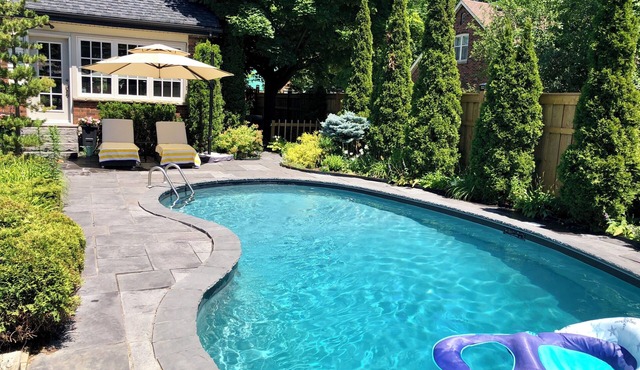 Private Modern Garden Suite with Pool, Sauna and Fitness Area