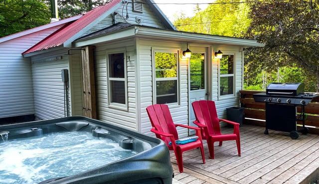 Quiet Fundy Cabin Getaway - Hot Tub Retreat - Dog Friendly Escape - 25k to Fundy