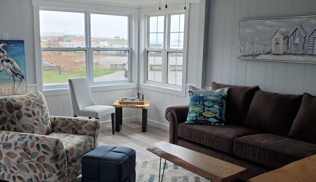 Recently renovated 2 bedroom house with view of the Souris Harbour & marina.