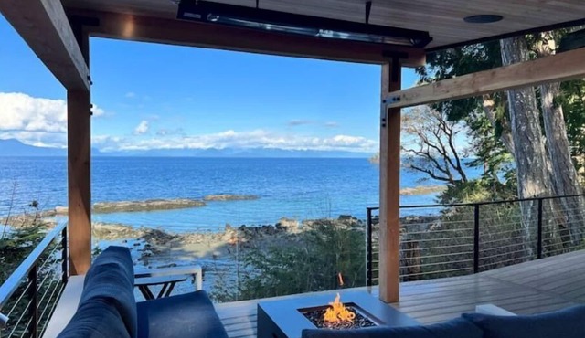 Relm Cottage - quiet waterfront cottage on a secluded, calm beach.