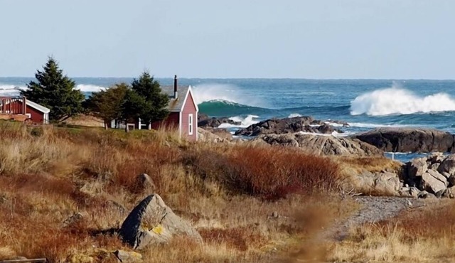 Sailor`s Rest House On The Cliffs Of Petit De Grat In a French Acadian Community