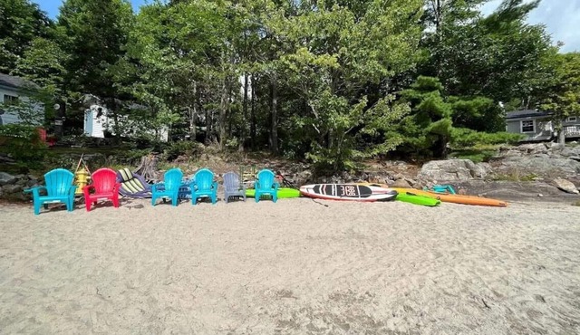 Sandy beach in the heart of Muskoka