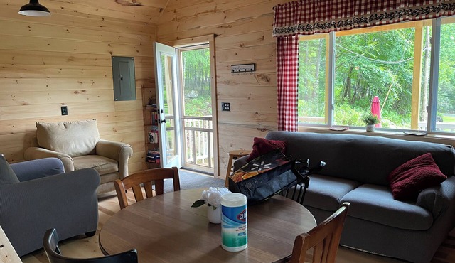 Sebec lake Maine Awesome 3-bedroom cabin with AC. In Charming Sebec Village