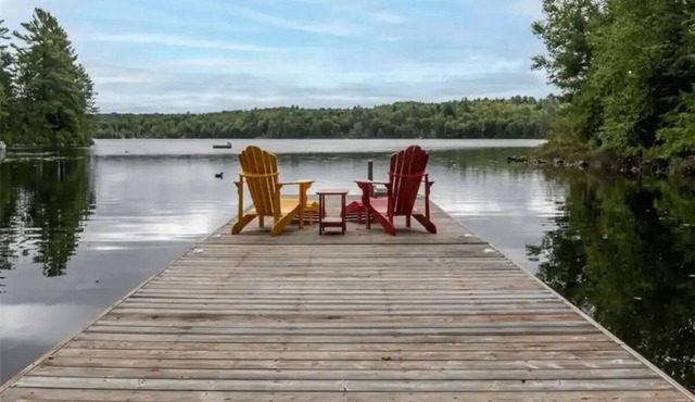 Serene, breathtaking waterfront views in Muskoka, half an hour from Algonquin!