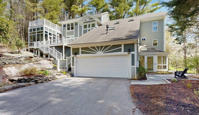 Serene Coastal Home with Private Beach Access, Hot Tub, and Spacious Decks