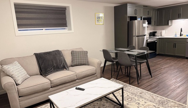 Spacious Family‑Friendly 2‑Bedroom Basement Suite | Cozy Regina Stay