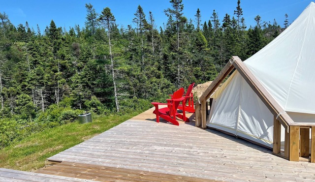 Spruce Bell Tent near Peggy's Cove