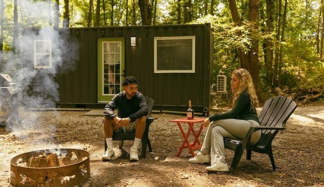 Still Waters Tiny Home In The Forest | Nordic Spa