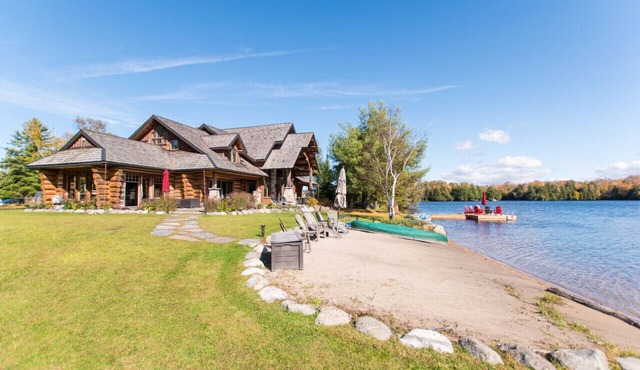 Stunning Log Cabin on 123 Acres in Parry Sound