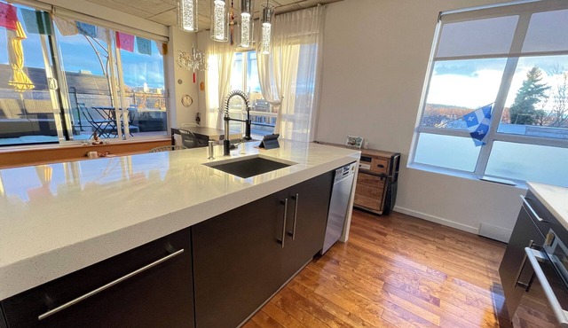 Sunny & Zen Penthouse, Plateau Mt-Royal, indoor parking, elevators