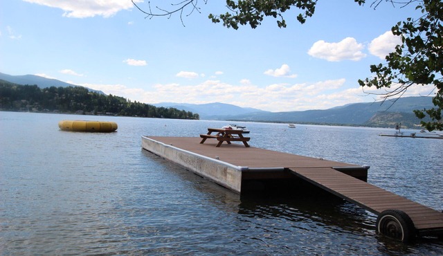 The Perch is a cozy cabin at Blind Bay Hideaway on the beautiful sunny Shuswap
