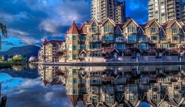 The Sunset Escape | Walkout Condo in Downtown Kelowna