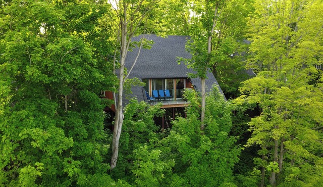 The Tree-House | Sauna & Gym | in&out Pool | BBQ | AC | Fireplace