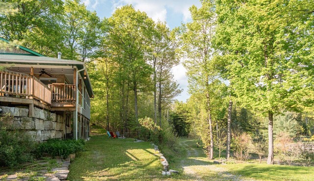 Tranquil Oasis in Trent Lakes w/Private Ponds, Fire Pit, Game Room & Hot Tub