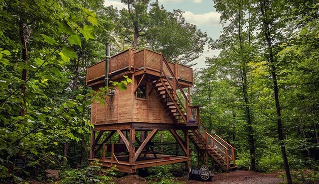 Treehouse ideal for pairing with a neighbour | Lodging #11 in Mont-Blanc